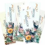 Creatie Who Am I in Christ Bible Scripture Verse Bookmarks, Beautifully Designed with Unique Verses, Christian Gift, Church, Community Handouts, Personal and Gift