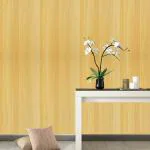 Asian Paints EzyCR8 Sandcastle Yellow Wooden Texture Self Adhesive Wallpaper for Furniture, Almirah