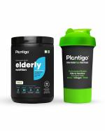 Plantigo Elder Health Supplement, Vanilla Flavour, 500g + Shaker, 600ml