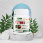 ADAMYA AHC Livobril Capsule - Herbal Formulation Useful & Effective in acute and chronic liver disease such as liver cirrhosis, Hepatomegaly, fatty liver, hepatitis, loss of appetite etc .