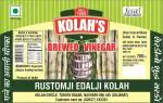 KOLAH'S Brewed Vinegar Made from Sugarcane Juice(Natural Fermentation Process) Vinegar (700 ml)