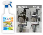 Scure Tap Cleaner 700ml, Removes Hard Water Scaling from Bathroom, Sink & Kitchen Fittings Taps