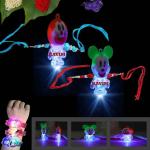 Kavim Kids RAKHI 23557 Plastic (PVC) Rakhi Set (Doramon and Micky Led Light rakhi for Kids)