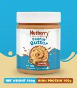 RM Nutberry Chocolate Peanut Butter 510gm | Classic Peanut Butter | High Protein Peanuts butter with Anti-Oxidants | Crunchy Peanut Butter| 100%Vegan & No Preservatives | Zero Trans Fat | Jar Packing