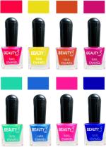OUR Beauty Multicolor Quick Dry Long Lasting Hd Colors Nail Polish Set 2Feb77, 64 ml (Set Of 8)
