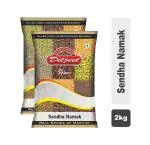 Diljeet Spices 2Kg Sendha Namak |Himalayan Rock Salt |Vrat Ka Namak (1Kg x2)