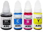 ANG Ink GI 790 HIGH QUAITY Refill Ink Bottles [Set of 4] for Canon for PIXMA G1000 G1010 G2000 G2002 G2010 G2012 G3000 G3010 G3012 G4000