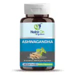 Nutra On Ashwagandha Capsules I Support Strength, Stamina & Energy | Stress Relief | Certified Organic & Ayurvedic - 500 mg (60 Vegan Capsules)