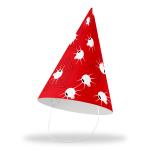 Festiko Superhero Theme Cone Hats (Pack of 10 - Hat 40), Superhero Party Cone Hats, Superhero Theme Birthday Hats, Superhero Theme Party Wearables