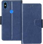 Sbms Coolpad Cool 3, Coolpad Cool 3 Plus Blue Artificial Leather Shock Proof Flip Cover