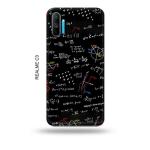 Tweakymod Printed Maths Nerdy Back Cover For Realme C3
