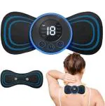 ShopiMoz Mini Butterfly TENS Massager with 8 Modes, 19 Levels Electric Rechargeable