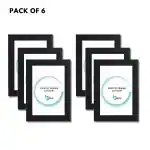 12X18 Inch Photo Frame for Home & Office Wall Decor & Best Gift for Birthday & Occasions Synthetic Wooden Photo Frame Pack Of 6 Frame