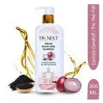 Trunext Onion Black Seed Shampoo, Helps Prevent Hairfall, Anti Hairfall Shampoo, Sulphate & Praben Free, For both Men & Women, 300 ml