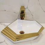 Clay Plus 1301 - Premium Grade Ceramic's Designer Table Top Wash Basin