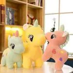 LVS TOYS - Pink, Blue & Yellow Unicorn Stuffed Soft Toy for Kids, Children & Girls Playing Teddy Bear in Size of 26 cm Long, Set of 3