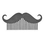 MAPPERZ Beard Comb/Moustache Shaping and Styling Comb For Men, Hair & Beard Pocket Com