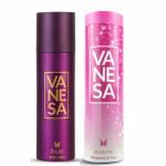VANESA Babe Deodorant (150 ML) + Majistic Talcum Powder (300GM) - Pack of 2 | Combo Set of Deo With Scented Talcum Powder for Women
