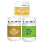 BEAFACE  Acne Care Sandalwood Powder Ashwagandha Powder Tulsi Powder (100gm Pack 2 Pack of 50gm 1)