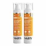 Skiby 1% Hyaluronic Sunscreen Aqua Gel SPF 50 PA++++ Combo (50g*2) - Non-Greasy Sunscreen for Oily Skin with Hyaluronic Acid & Vitamin E - Broad-Spectrum Sunscreen for Women - Silicone & Paraben Free Sun Screen