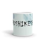 Rish Rushikesh Name Theme Printed Light Blue Ceramic Coffee Mug, 350 Ml