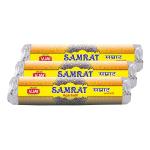 V. Jai Agarbatti, Samrat Incense Sticks Low Smoke Fragrance For Aromatherapy, Energy Cleansing, Room Freshener, Meditation, Yoga, Pooja 250 G (Pack Of 3)