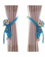 Tickles Plush Monkey Curtain Tie Backs Holder Clip 28 cm (Pack of 2)