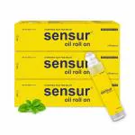 Sensur Natural & Ayurvedic Pain Relief Oil Roll On - 10 ml x Pack of 3