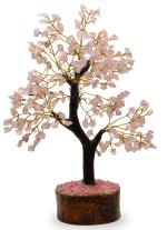 Seetara Red Rose Quartz Crystal Tree Decoration - 200 Bead