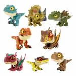 Jurassic World Snap Squad Attitudes Collectible Dinosaur With Snap On Feature, 4Y+, Multicolour