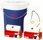 Shalimar Premium OXO - Biodegradable Garbage Bags 19 X 21 Inches (Medium) 120 Bags (4 rolls) Dustbin Bag/Trash Bag - White Color