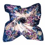 Palay Women Royal Blue Large Square Scarf Head Wraps
