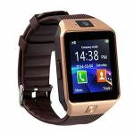 JANROCK DZ09 Bluetooth Smart Watch Phone Camera and Sim Card Smartwatch 4G Phone Watch For all smartphones Smartwatch (gold Strap, FREE SIZE)
