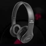 BOPUD P47 Wireless Bluetooth Portable Sports Headphones with Microphone,AUX,Stereo Fm,Memory Card Support for All Devices .