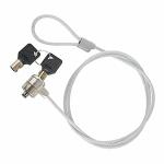 ACCU CABLE Notebook and Laptop Lock Security Cable with 2 Keys, MultiColour, Small