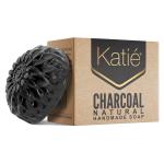Katie Charcoal Soap for Cleansing & Tan Removal , 100% Natural Charcoal Soap (Pack of 2) For Men & Women , Handmade Soaps enriched with Essential Oils buy 1 get 1 free made in India
