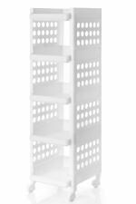 Track India White Plastic Standing Chest Of Drawers