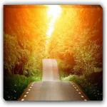 Art Factory Vastu Endless Path Painting Canvas Strecher Canvas 12 inch x 18 inch Painting (Without Frame)