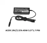SOLUTIONS-365 LAPTOP ADAPTER CHARGER FOR ACER 19V/2.37A 45W 5.5* 1.7 PIN