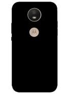 Shagya Motorola Moto E4 Black Silicon Back Cover Case