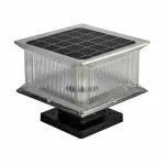 Homehop 15W Solar LED Main Gate Light -Waterproof Pillar Wall Lamp for Garden, Multi Colour(Square)