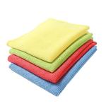 Shopimoz Microfiber Cleaning Cloth | 40CM X 40CM | ( Pack of 4 ) Multicolor