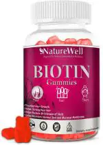 Naturewell Biotin Gummies For Hair Growth, 30 Gummies