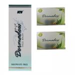 FLAY Dermadew Facewash - 100ml and Dermadew Soap - 125g(2 Pack)