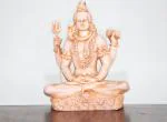 BECKON VENTURE Handcrafted Lord Shiv Ji Murti Showpiece For Home decor(BVshivjicream)