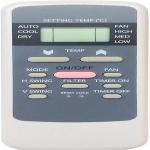 NixGlobal 117 T0-SHIBA AC Remote Compatible with TOSHIBA 1 / 1.5 / 2 TON AC Remote Controller (White)