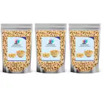 Jensi Roasted Peanuts Salted Without Skin (Mungfali Dana)Healthy Gujarati Namkeen  (3 x 360 g)