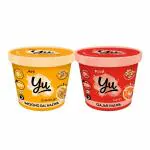 Yu 3 Mins Halwa Bowl - Gajar + Moong Dal Halwa Combo - Pack of 2 - No Preservatives - Veg - 295 gm