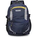 Feb Forever Bag Your Next Move Blue Polyester Laptop Backpack for Unisex, 40 L