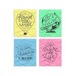 D E C O R A Set Of 4 Beautiful Adventure Travel Theme, Home Decor Posters Size - 12 x 16 Inch